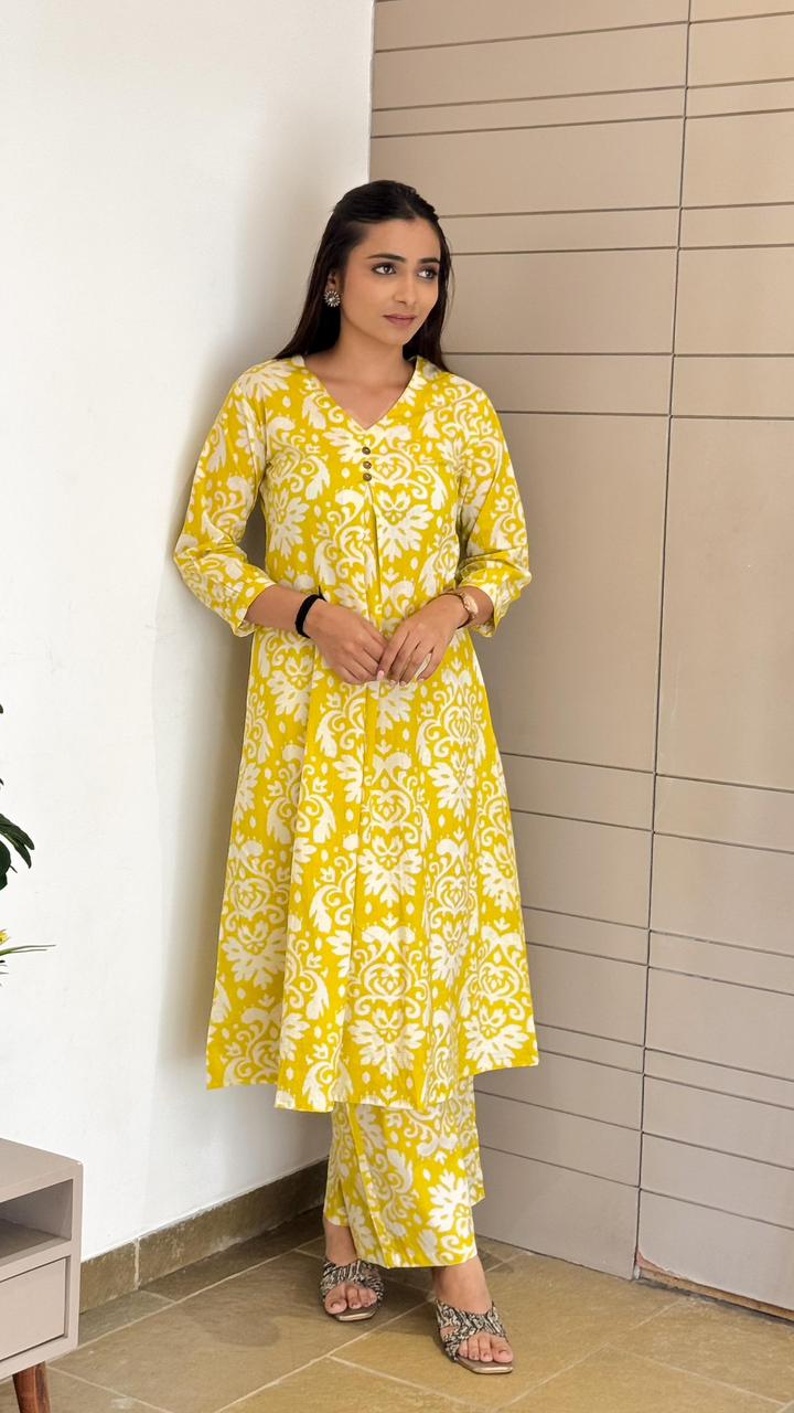 Tanyaa P 231 Cotton Round Kurti With Bottom Collection