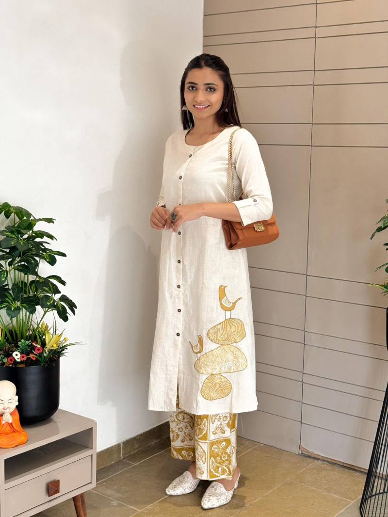 Tanyaa P 229 Khadi Cotton Kurti With Bottom Collection