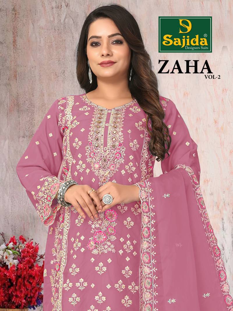 Sajida Zaha Vol 2 Pakistani Salwar Kameez Collection