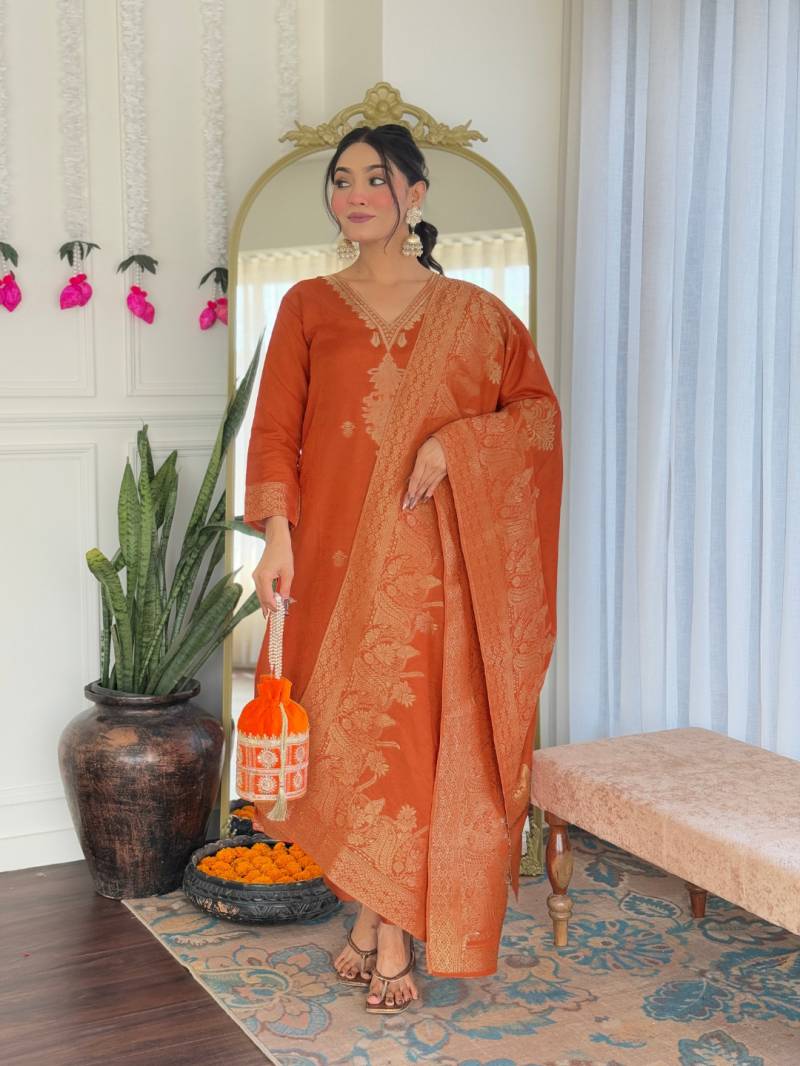 Divya 01 Viscose Embroidered Kurti Bottom With Dupatta