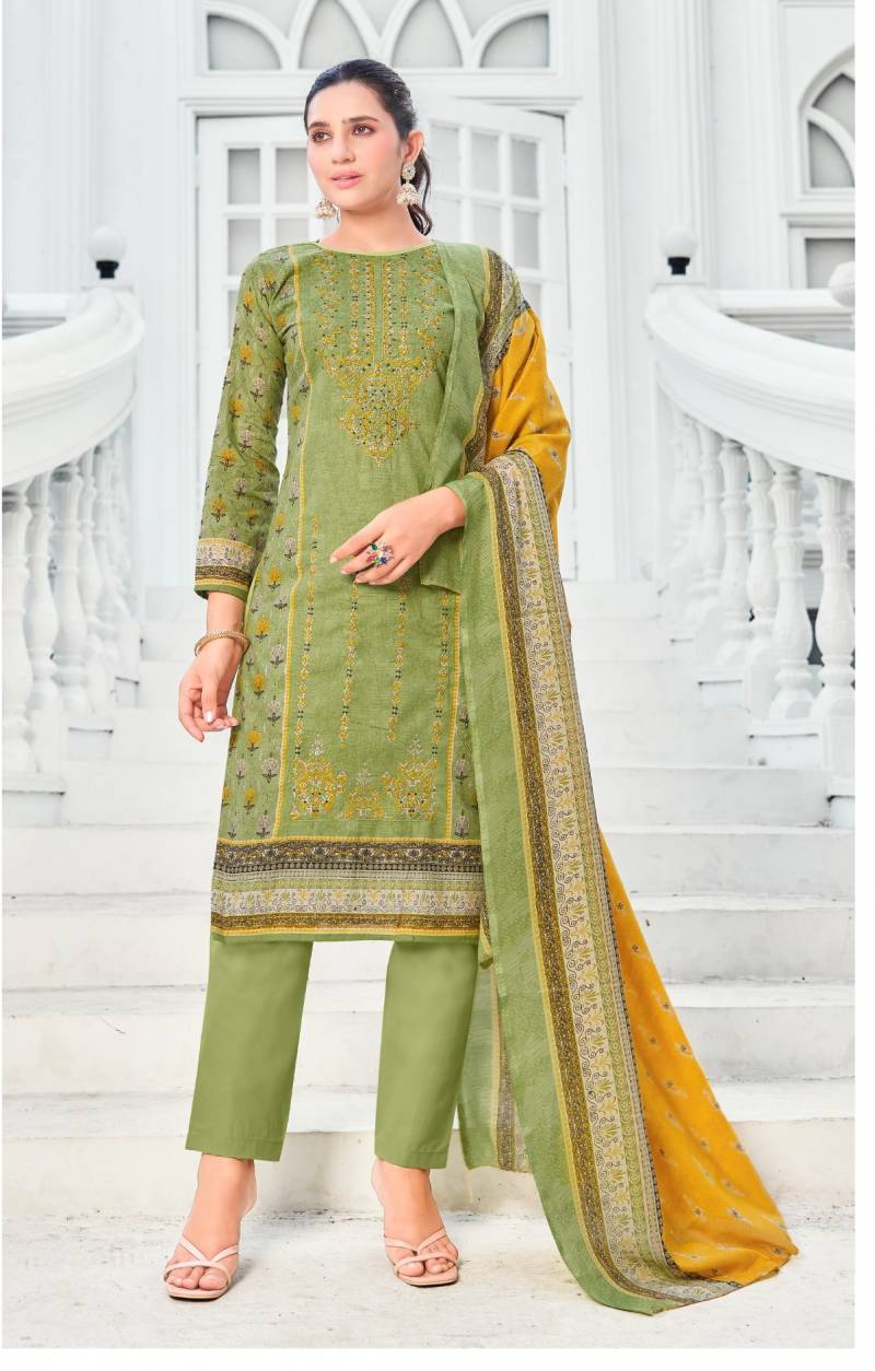 Alzohaib Ruaab Vol 1 Pakistani Suits Chiffon Dupatta