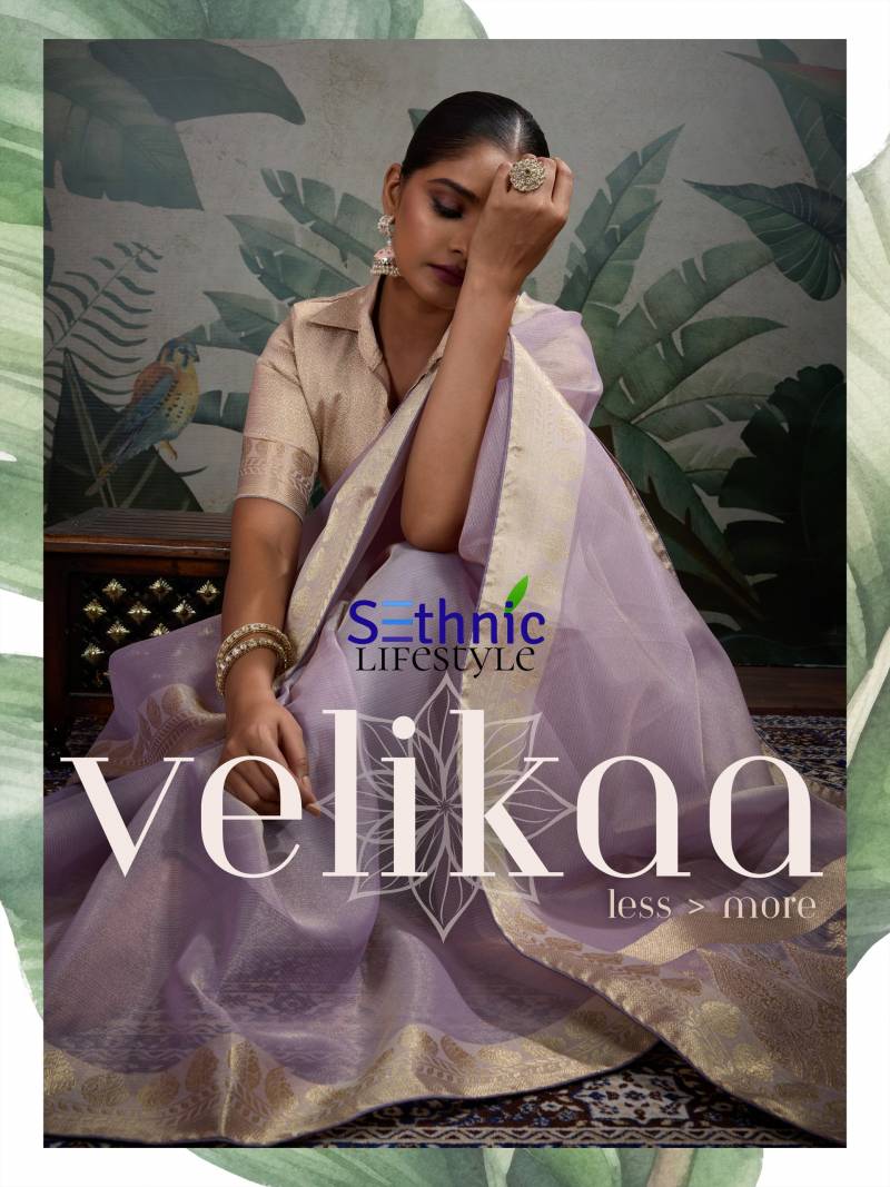 Sethnic Velikaa Tissue Base Pattern Designer Saree Collection