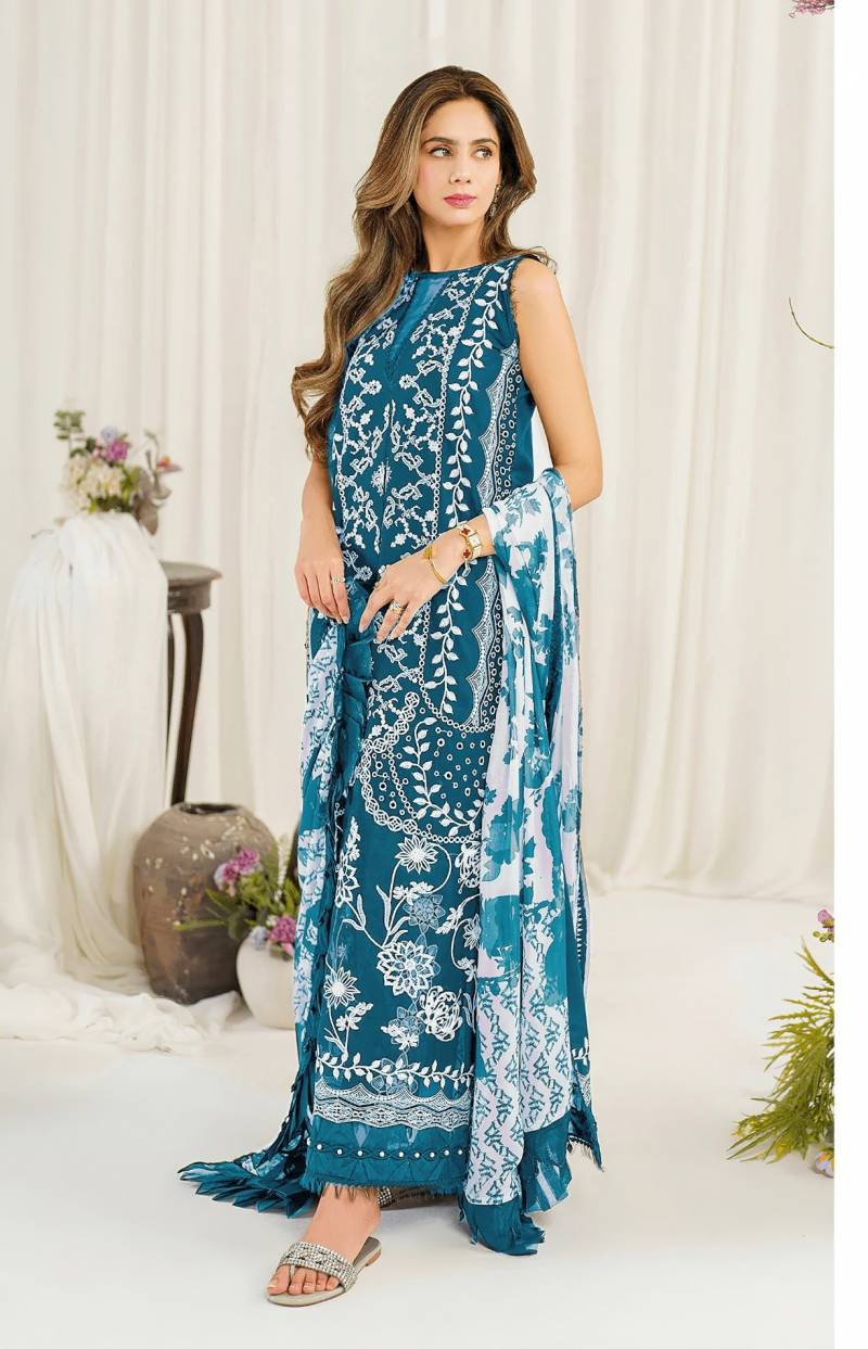 Alzohaib Ruba Vol 1 Pakistani Suits Chiffon Dupatta