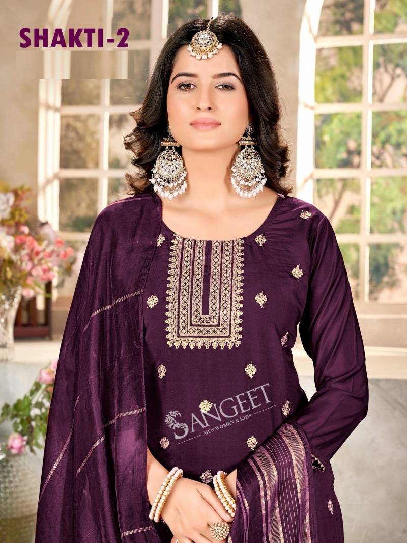 Sangeet Shakti 2 Silk Kurti Bottom With Dupatta Collection