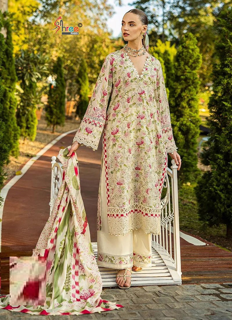 Shree Ombre Chikankari Collection Vol 2 Pakistani Suits Chiffon Dupatta