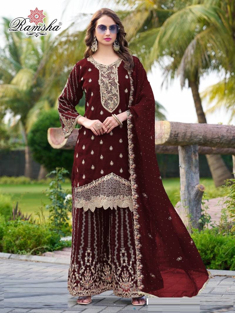 Ramsha R 1348 Nx Designer Ready Made Salwar Suits Collection