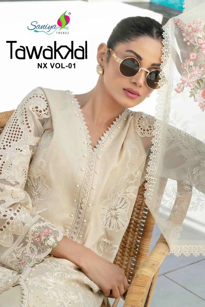 Saniya Tawakkal Nx Vol 1 Cotton Pakistani Salwar Suit Collection