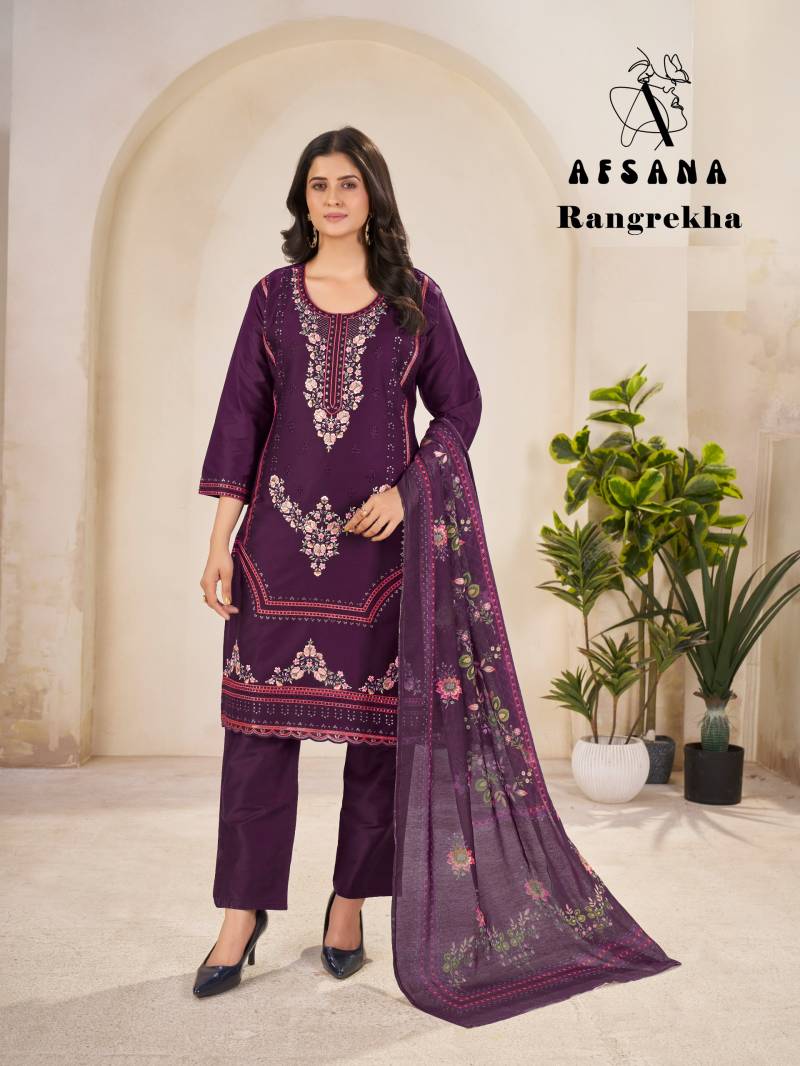 Afsana Rangrekha Cotton Kurti Bottom With Dupatta