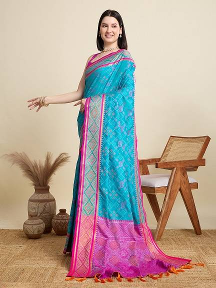 Maahi 182 Casual Wear Patola Silk Saree Collection