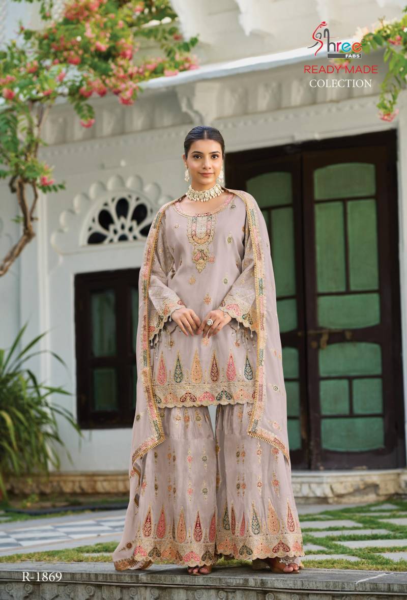 Shree R 1869 Pakistani Ready Made Salwar Suits Collection