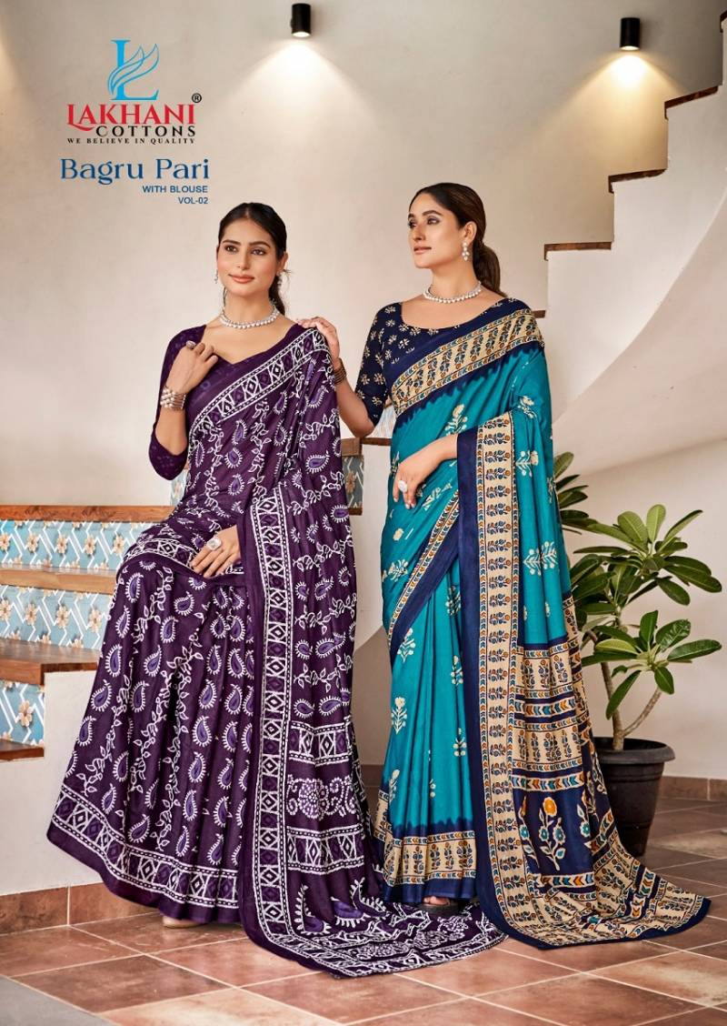 Lakhani Bagru Pari Vol 2 Cotton Printed Saree Collection