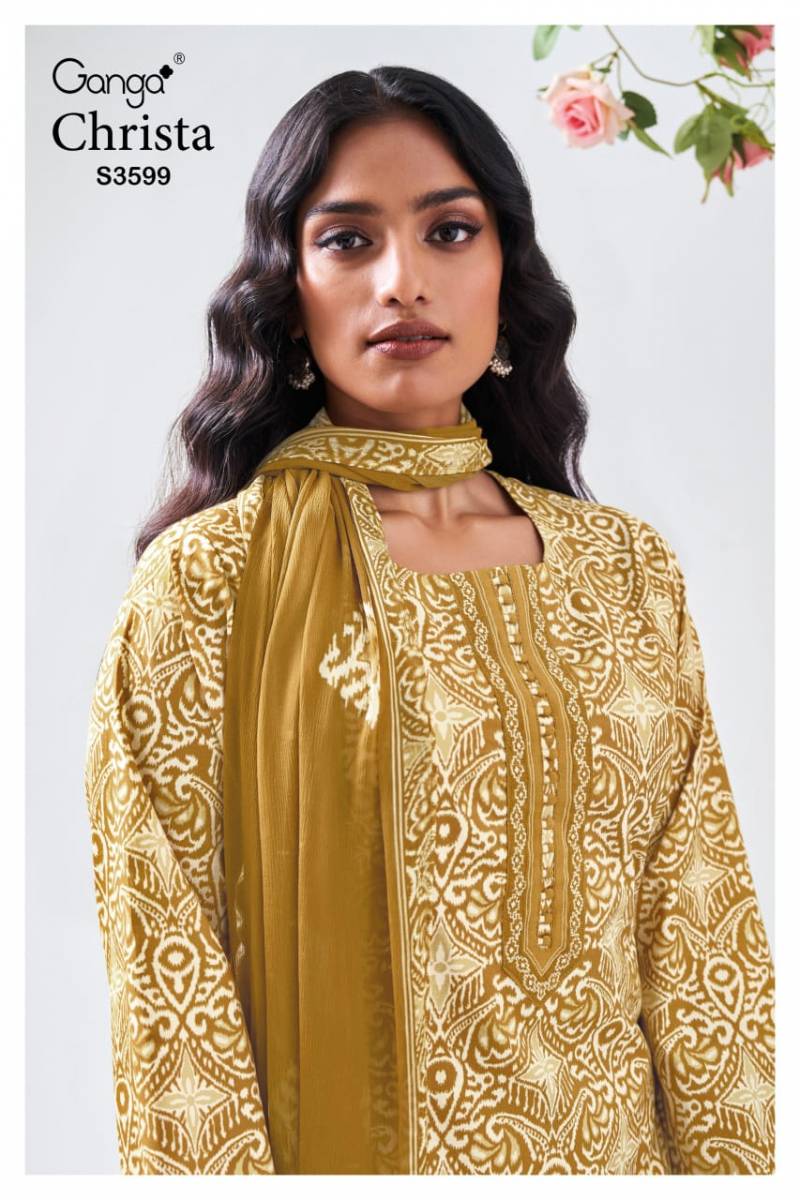 Ganga Christa Cotton Printed Designer Salwar Suit Collection