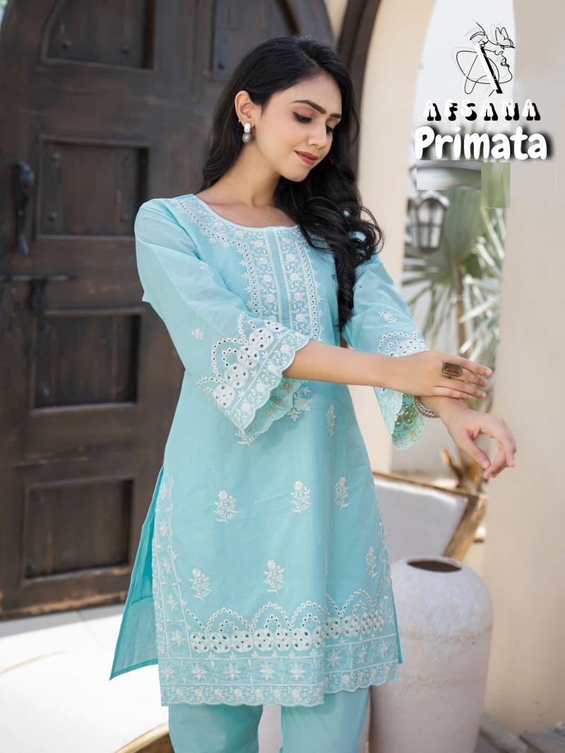 Afsana Primata Embroidered Co Ord Set Collection