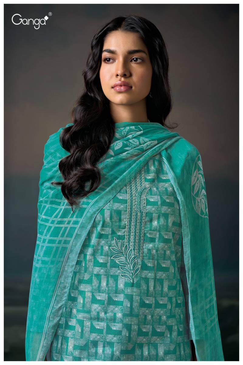 Ganga Legeto Embroidered Cotton Salwar Suit Collection