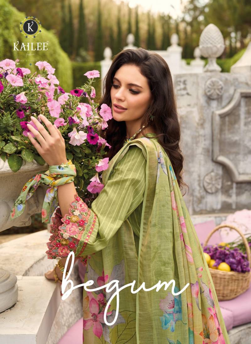 Kailee Begum Vol 7 Designer Kurti Bottom With Dupatta Collection