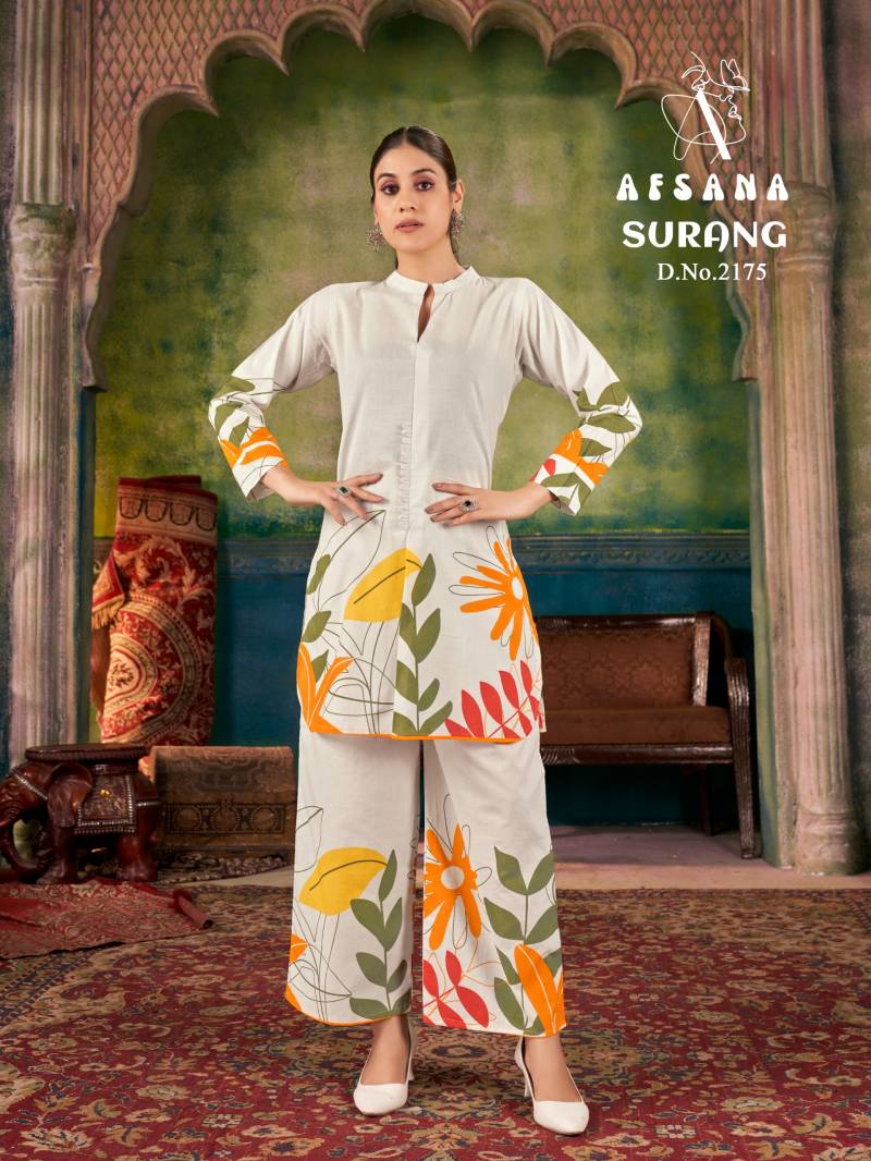 Afsana Surang Soft Cotton Printed Co Ord Set