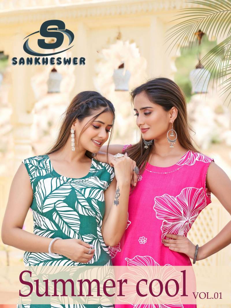 Sankheswer Summer Cool Vol 1 Printed Fancy Co Ord Set
