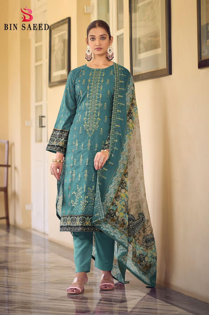 Jihan 3537 Embroidered Dress Material Collection