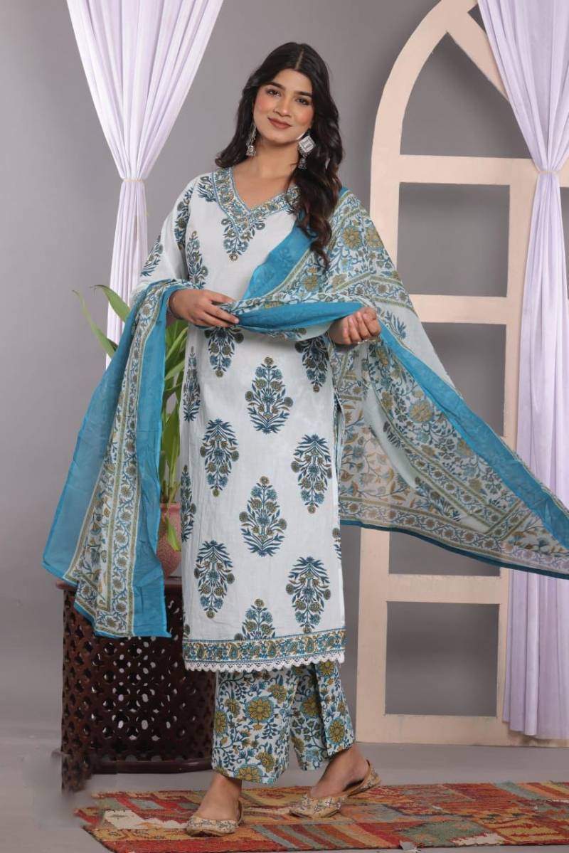 Naisha K 60 Jaipuri Cotton Kurta Sets Collection