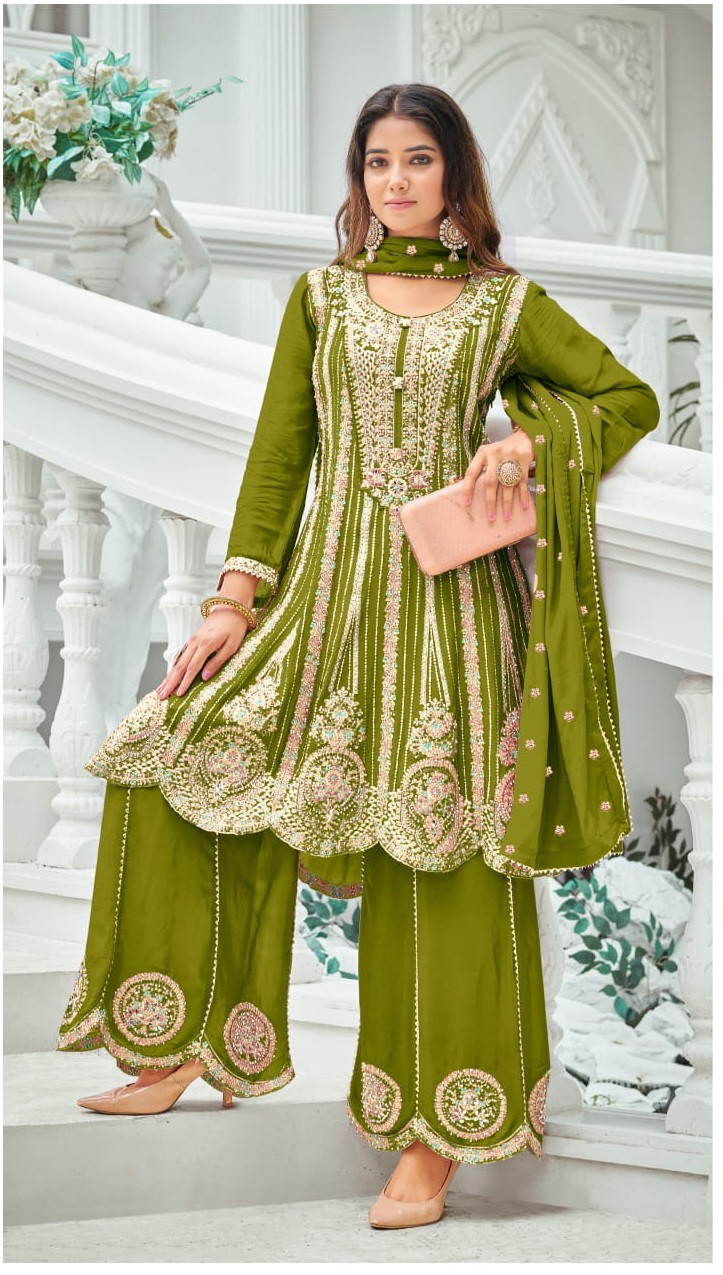 Khas 4406 D To F Embroidery Ready Made Pakistani Suits Collection