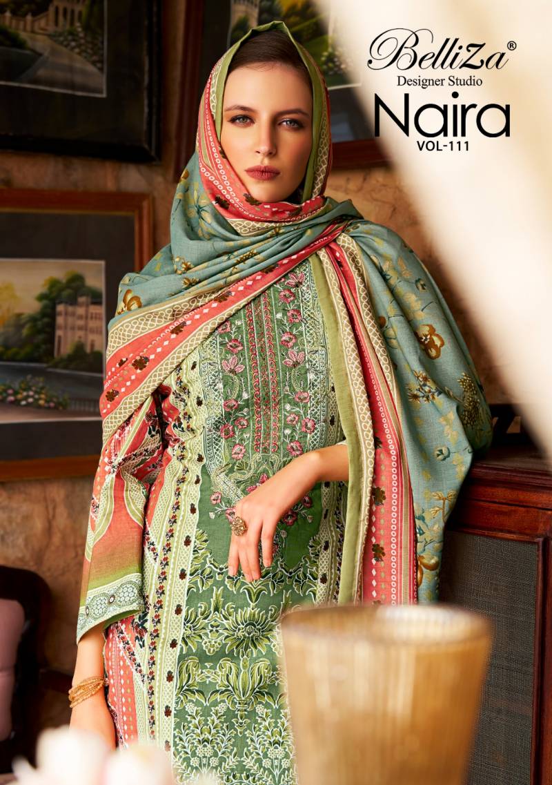 Belliza Naira Vol 111 Printed Cotton Dress Material Collection