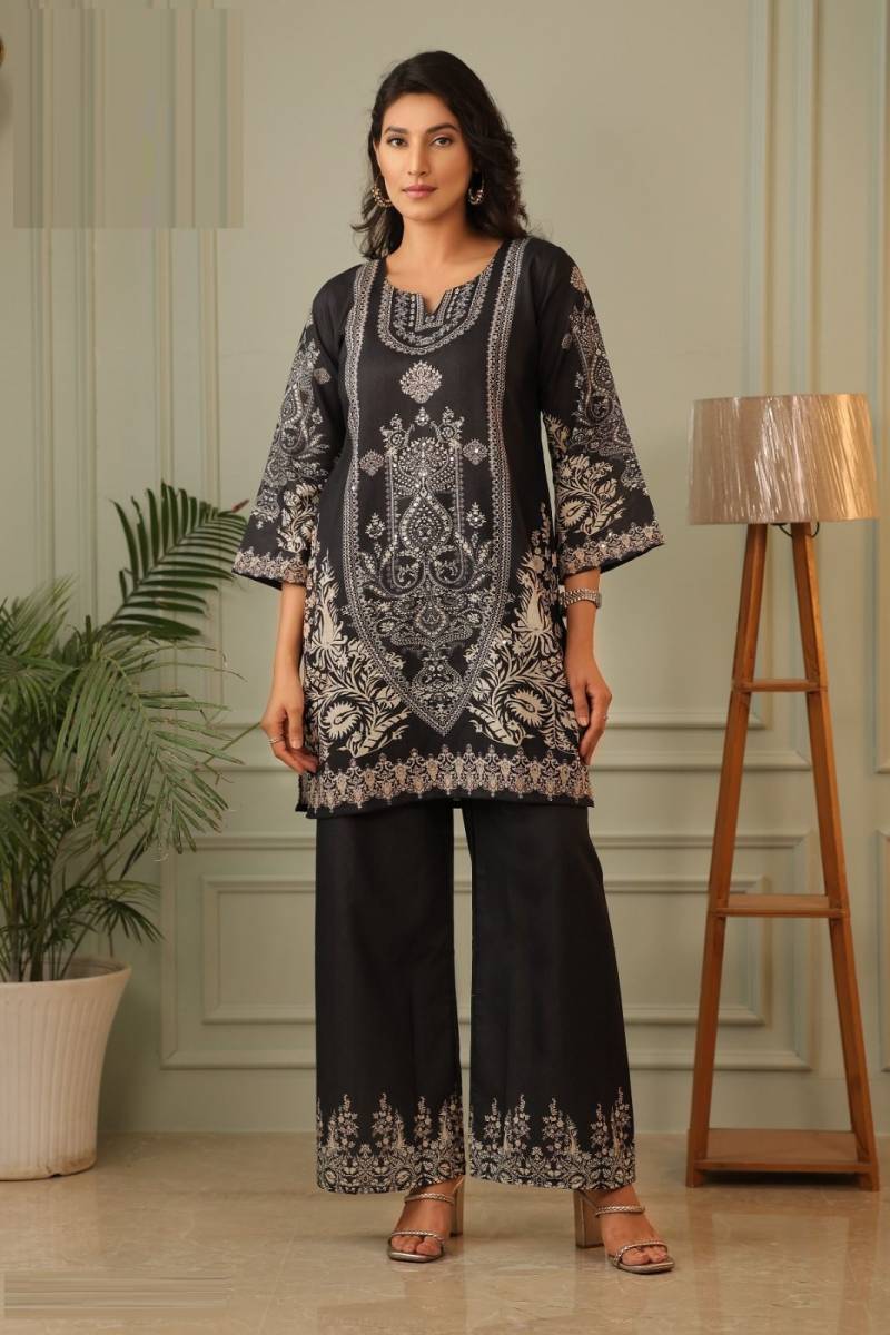 Lar 1122 To 1126 Linen Fancy Co Ord Set Collection