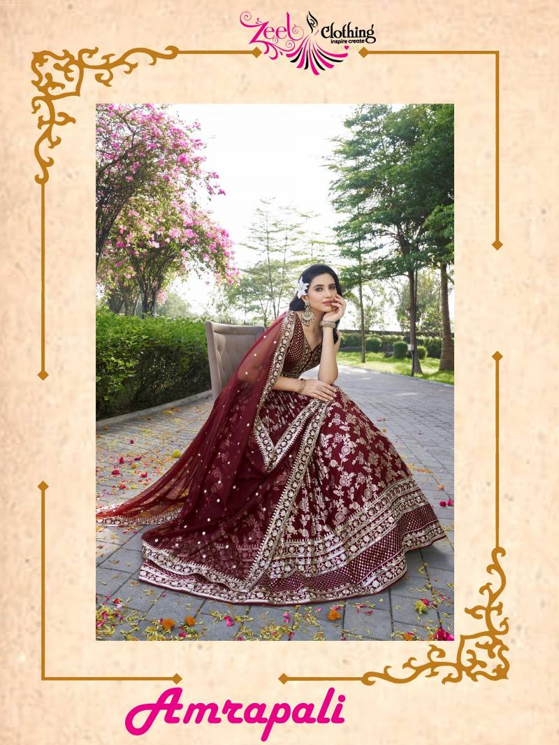 Zeel Amrapali Dola Silk Designer Lehenga Choli Collection