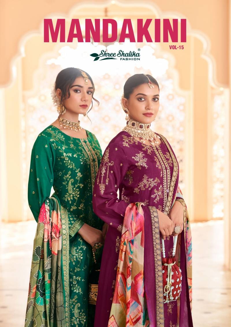 Shree Shalika Mandakini Vol 15 Designer Salwar Suits Collection