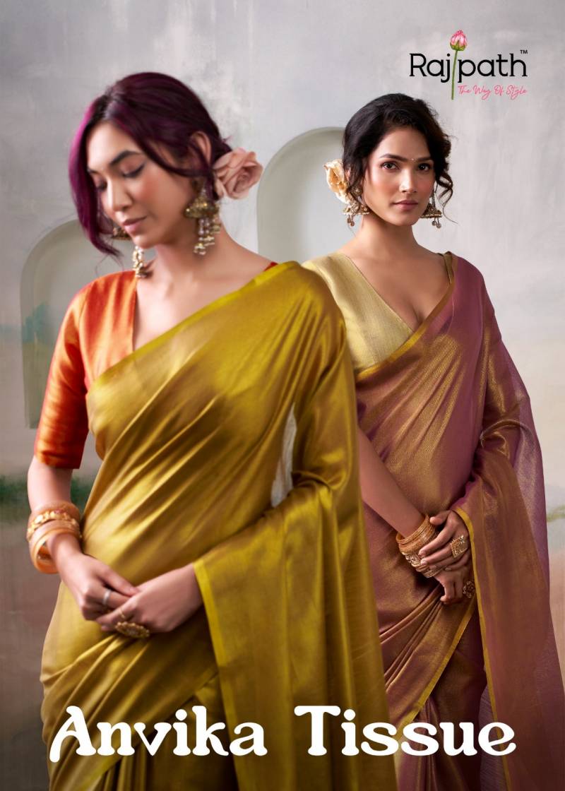 Rajpath Anvika Tissue Handloom Designer Saree Collection