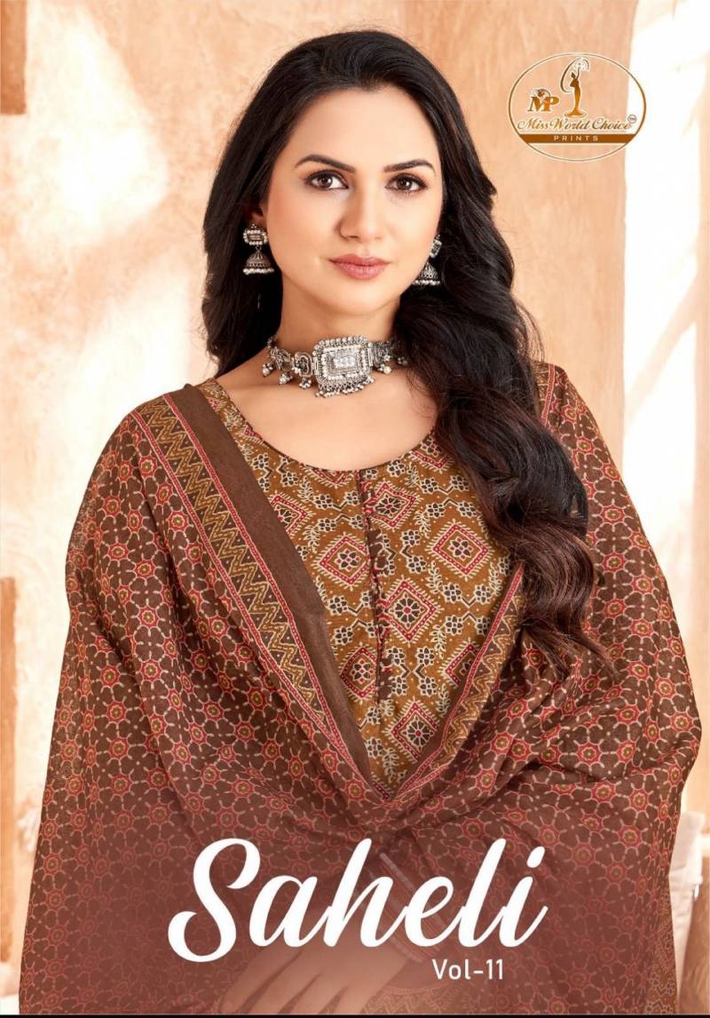 Miss World Saheli Vol 11 Cotton Patiyala Readymade Dress Collection