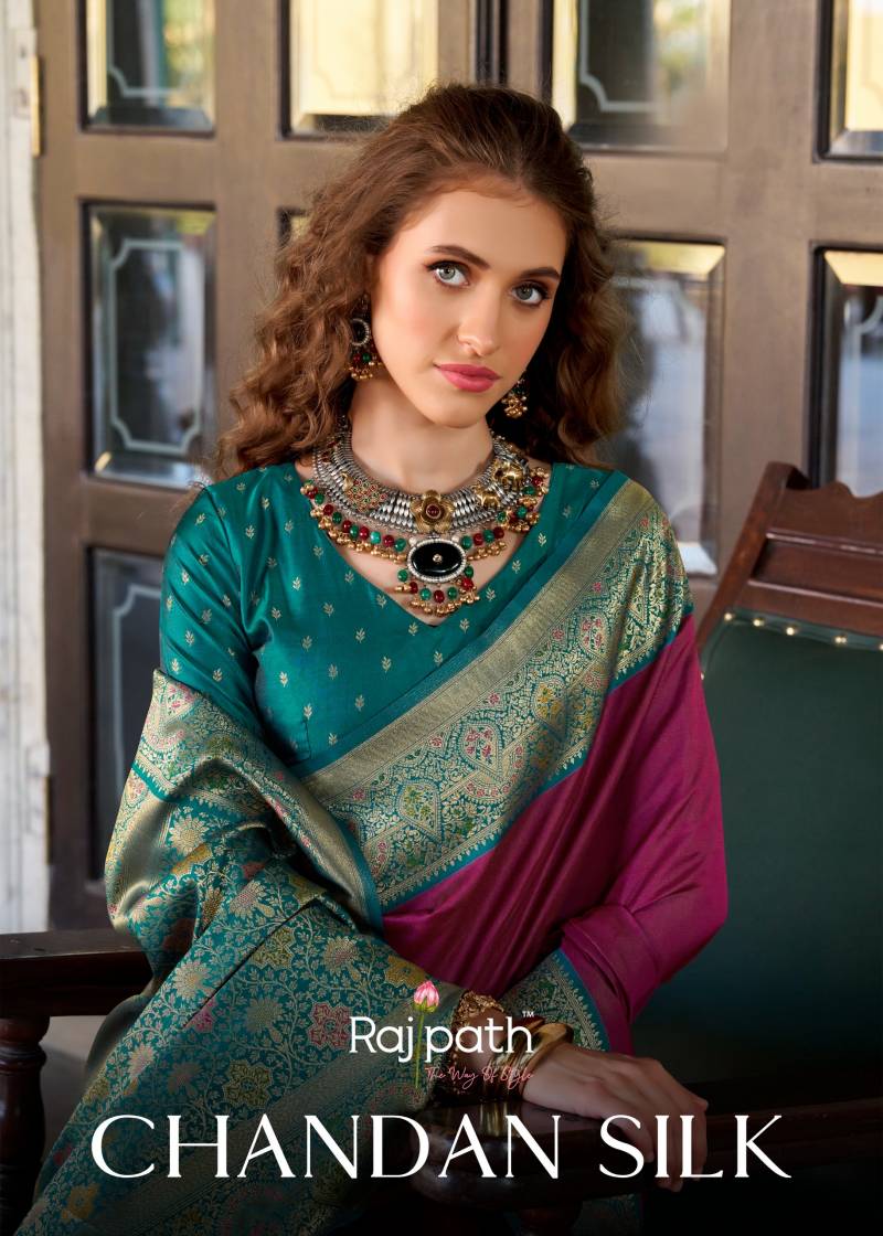 Rajpath Chandan Traditional Wear Banarasi Silk Saree Collection