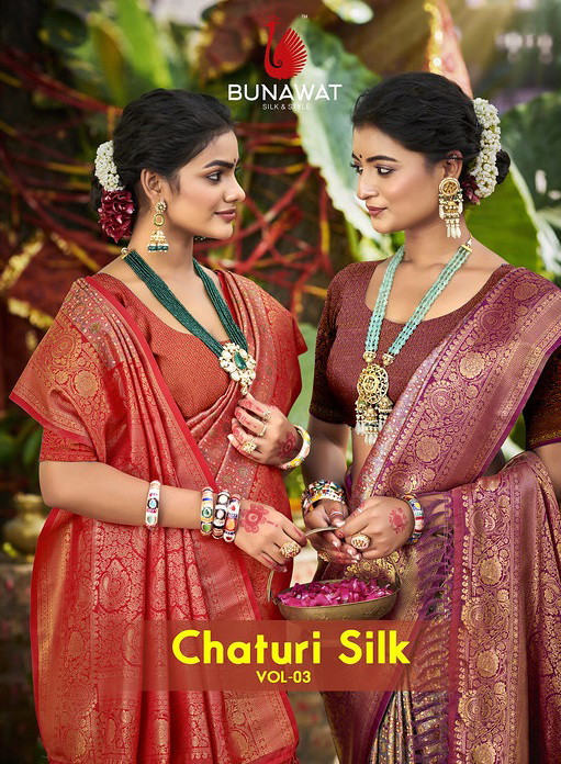 Bunawat Chaturi Silk Vol 3 Dharmavaram Traditional Sarees Collection