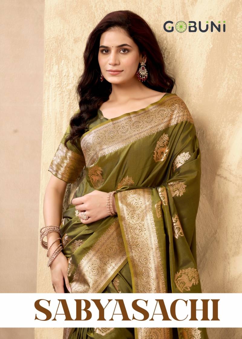 Gobuni Sabyasachi Festive Wear Traditional Rich Pallu Silk Sarees