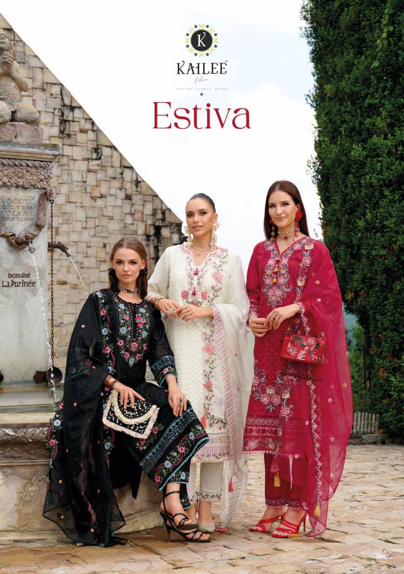 Kailee Estiva Viscose Designer Kurti Bottom With Dupatta