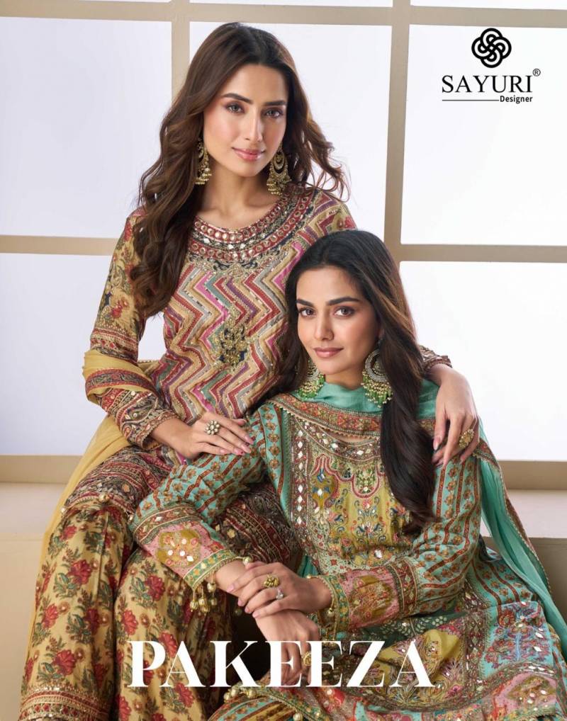Sayuri Pakeeza Viscose Natural Silk Designer Salwar Kameez
