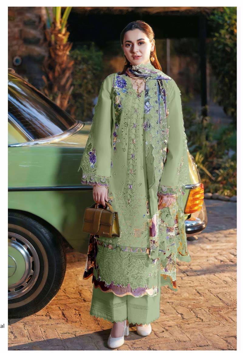 Alzohaib Zahra Vol 2 Pakistani Salwar Suits Chiffon Dupatta