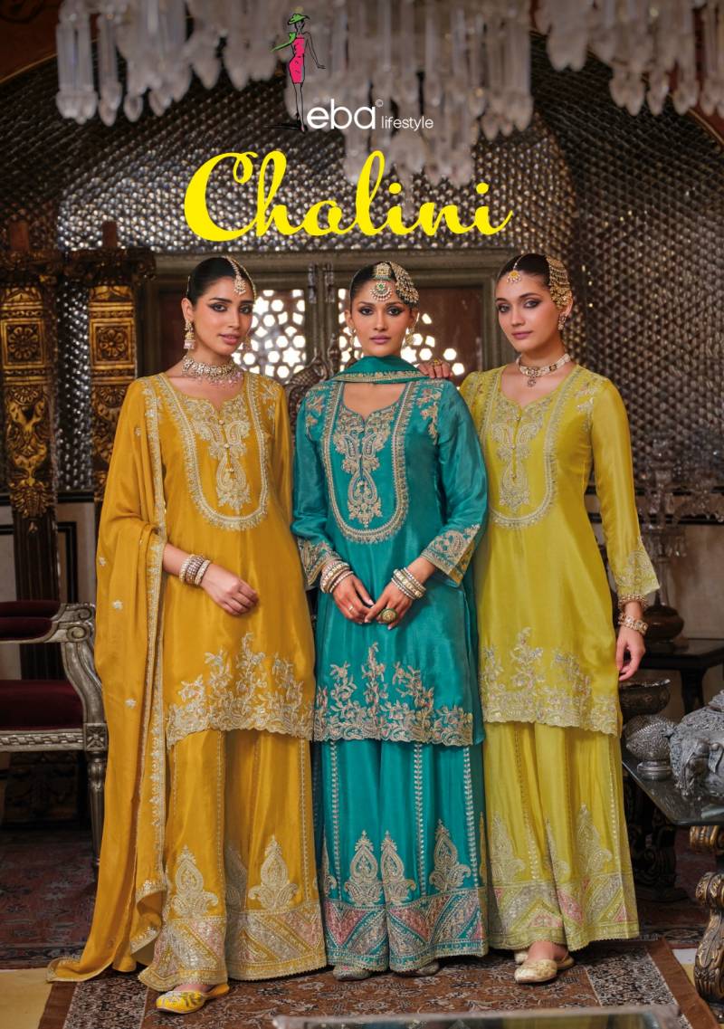 Eba Chalini Embroidered Ready Made Salwar Suits Collection