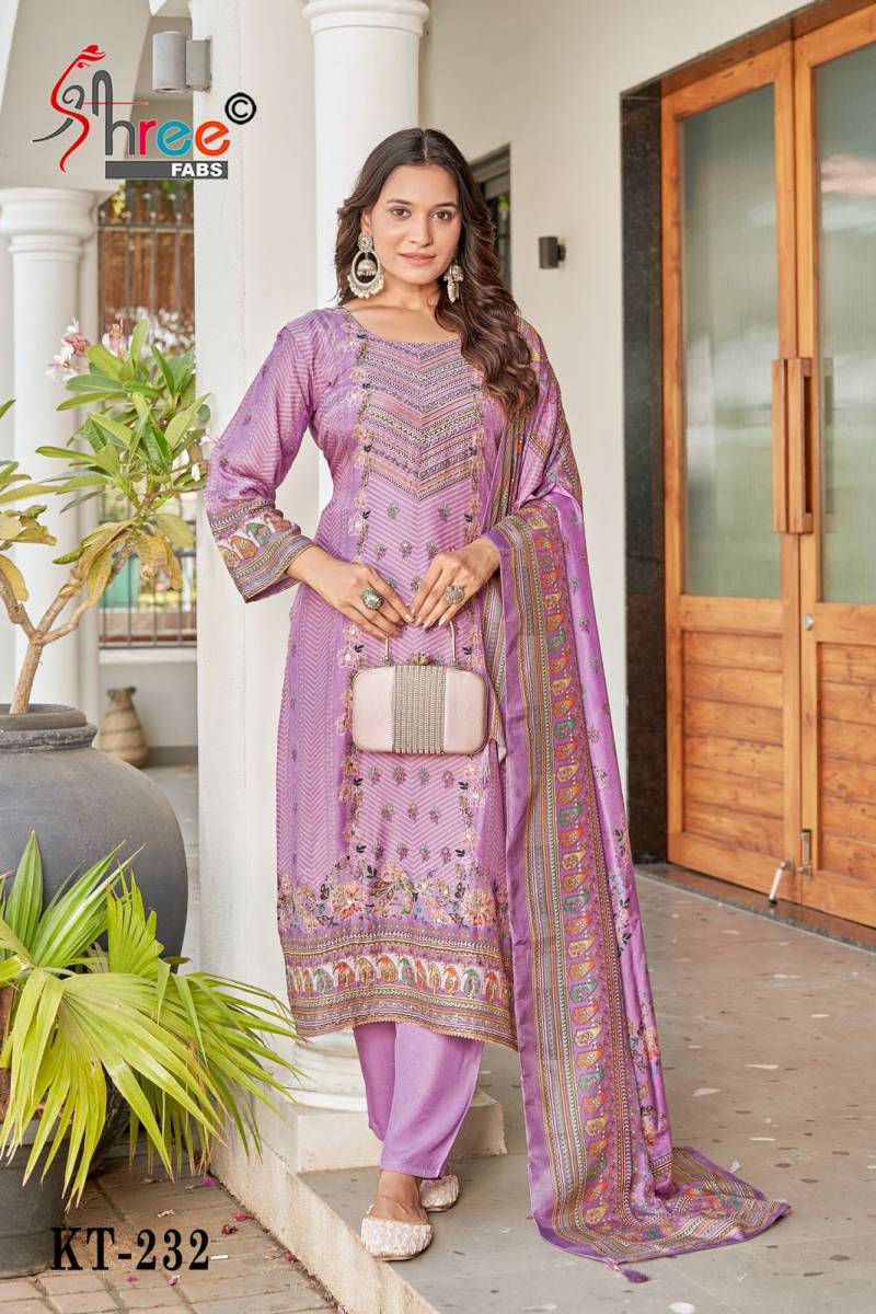 Shree Kt 232 Viscose Printed Pakistani Salwar Suits Collection