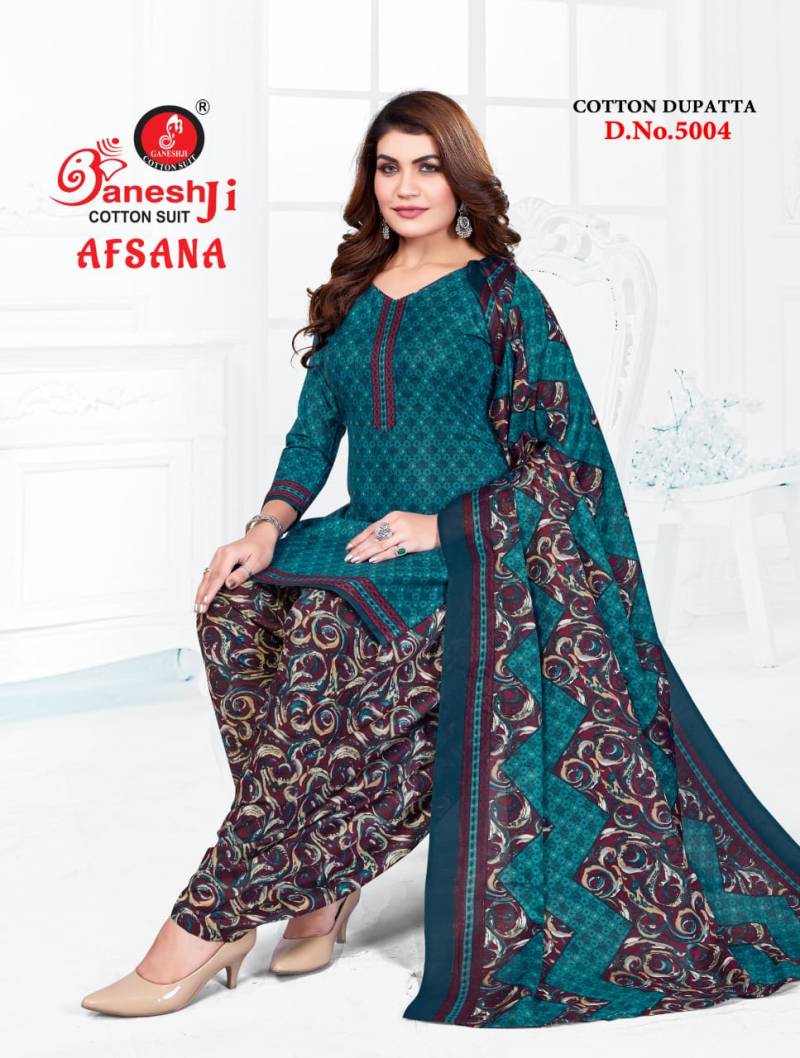 Ganeshji Afsana Vol 5 Printed Dress Material Collection