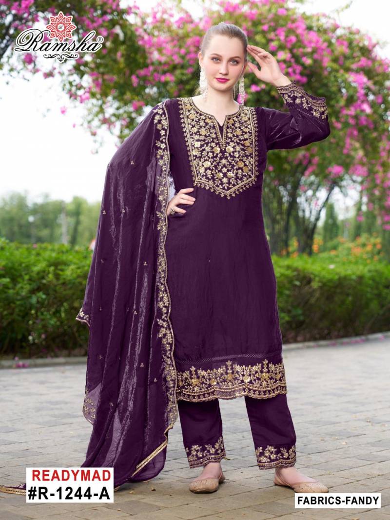 Ramsha R 1244 Nx Pakistani Readymade Suits Collection