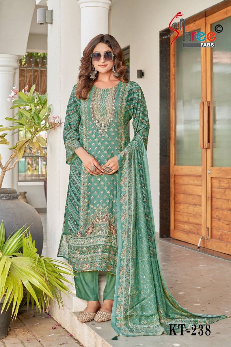 Shree Kt 238 Printed Pakistani Salwar Suits Collection