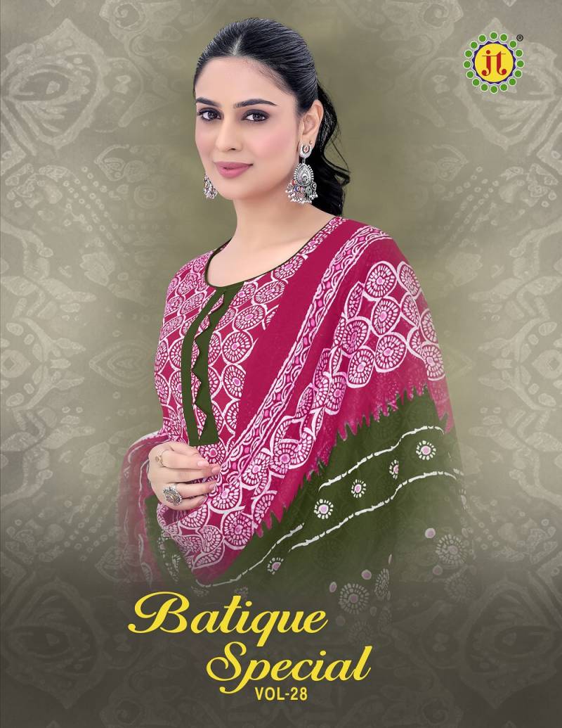 Jt Batique Special Vol 28 Cotton Dress Material Collection