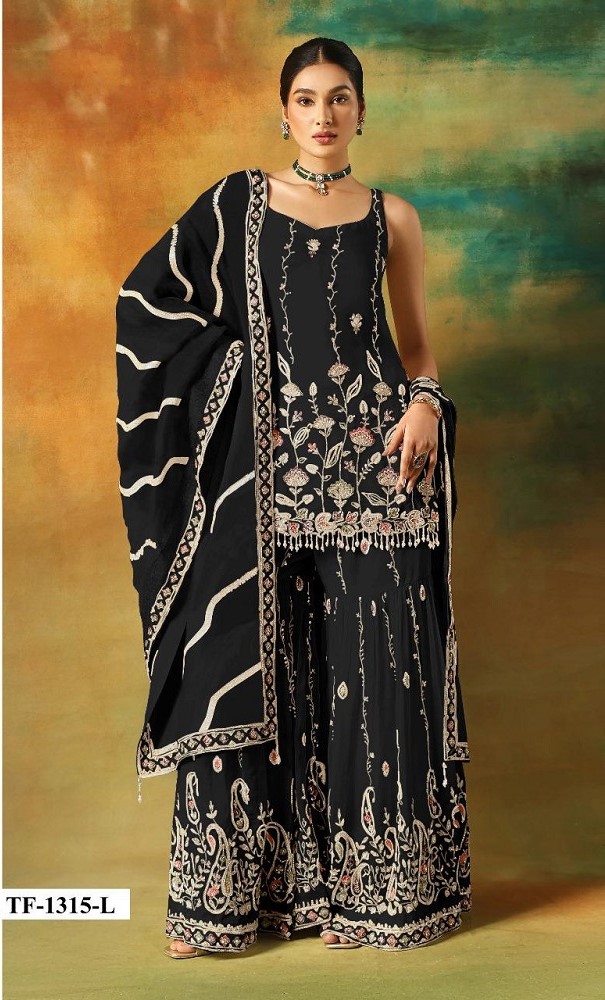 Tf 1315 I To L Designer Georgette Pakistani Suit Collection