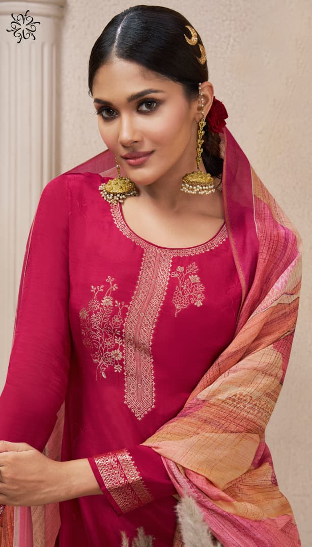Vinay Kuleesh Navya Vol 6 Viscose And Jacquard Salwar Suits Collection