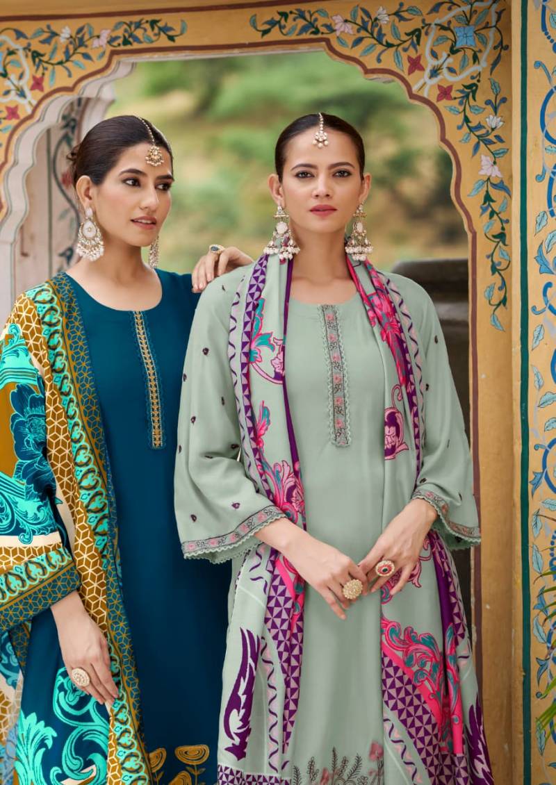 Woodee Bella Designer Kurti With Bottom Dupatta Collection