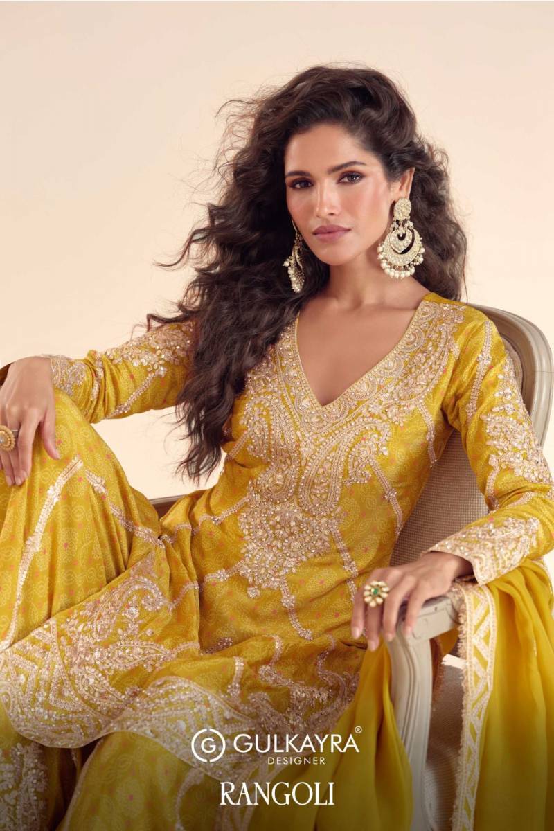 Gulkayra Rangoli Embroidered Readymade Salwar Suit Collection