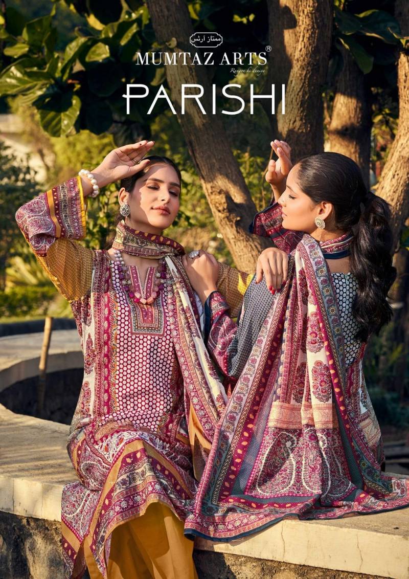 Mumtaz Parishi Designer Printed Dress Material Collection
