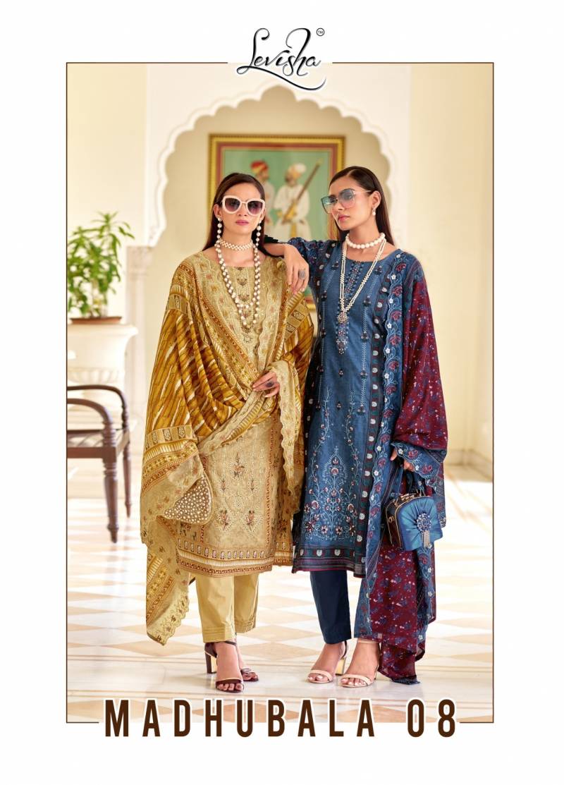 Levisha Madhubala Vol 8 Printed Dress Material Collection