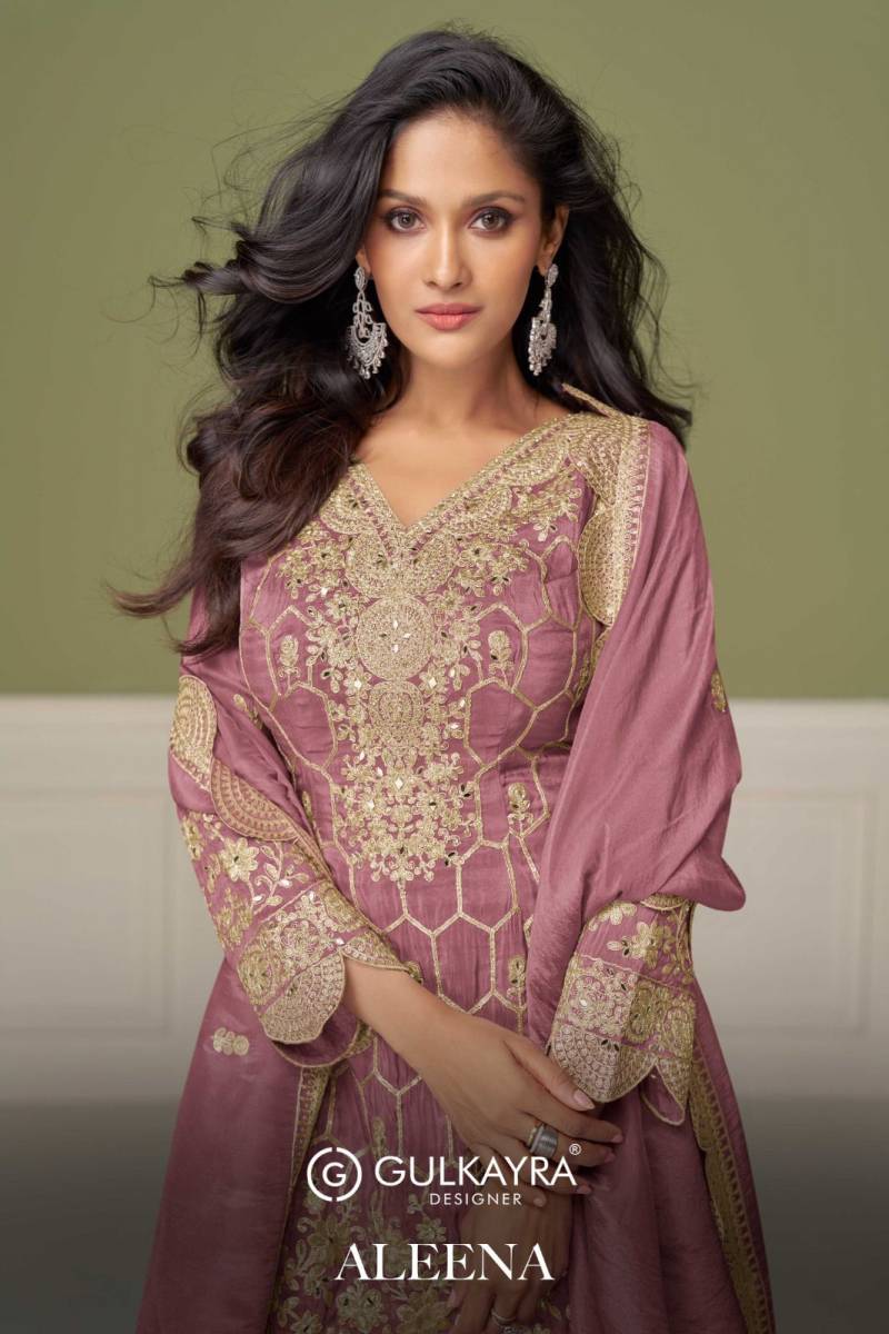 Gulkayra Aleena Shimmer Silk Designer Salwar Suit Collection
