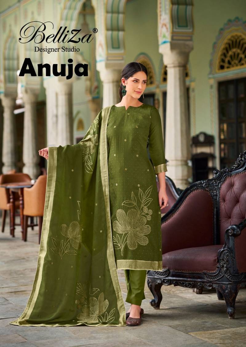 Belliza Anuja Viscose Jacquard Designer Salwar Suit Collection